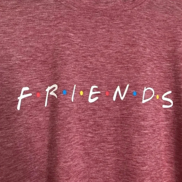 Friends Long Sleeved  Shirt Purpleish-Pink Small - Picture 4 of 16